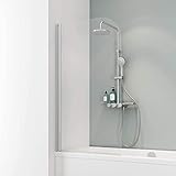 Schulte D1650 01 50 Komfort Duschabtrennung für Badewanne,...